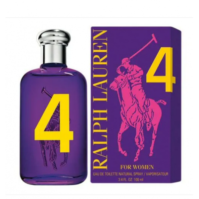 Polo Big Pony Purple  -  4 For Women EDT FEM 5ML (RARO)